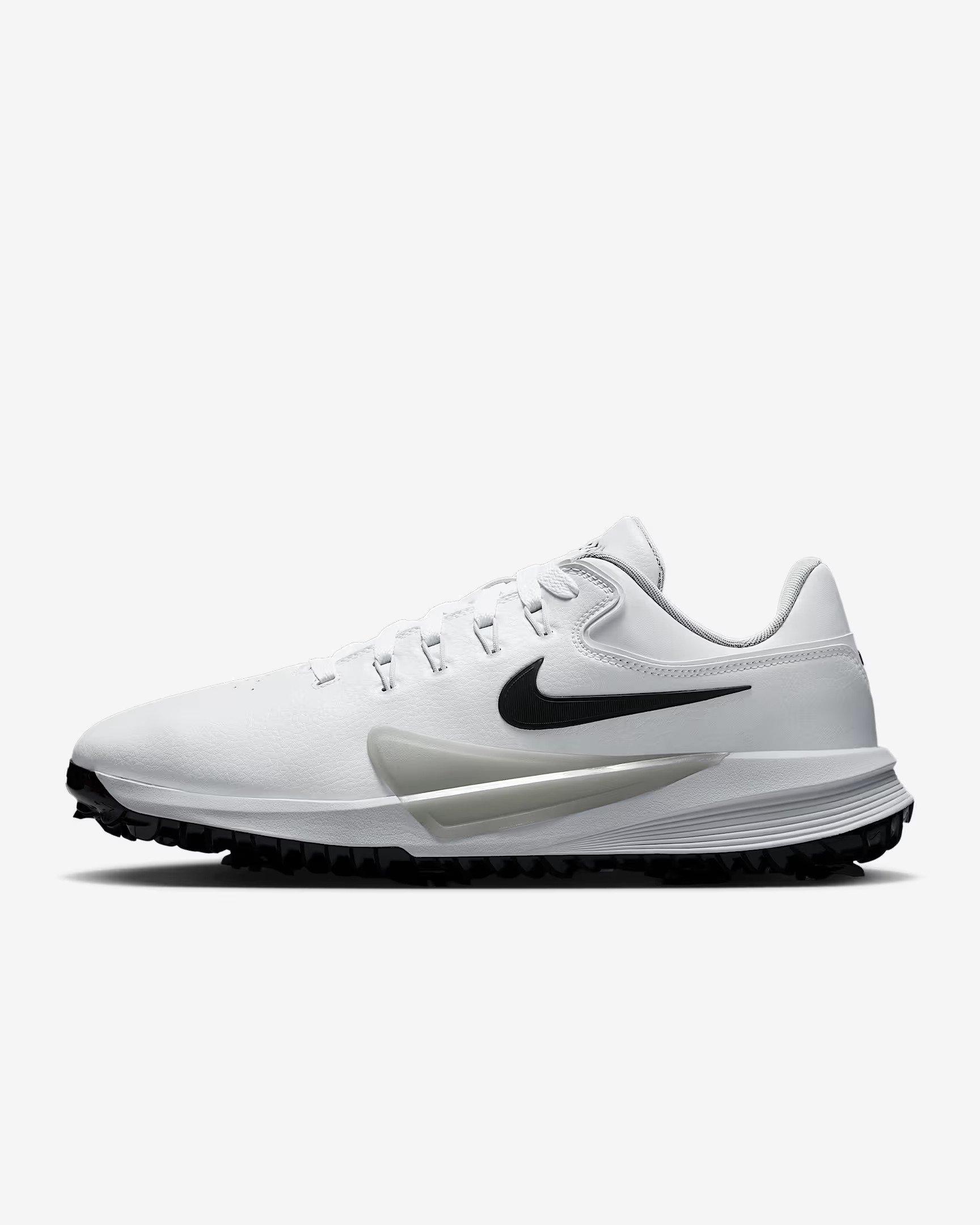 Victory Pro 4 Spiked Golf Shoe - White/Black | NIKE | Golf Shoes